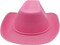 4E's Novelty Pink Cowgirl Hat - Felt Cowboy Hat with Removable Chinstrap & Shapeable Brim for Party Dress Up, Festivals & Accessories